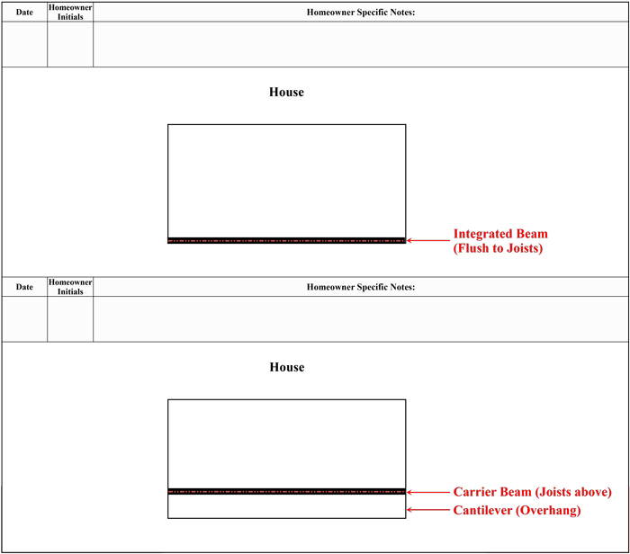 Under Deck Oasis drawing template