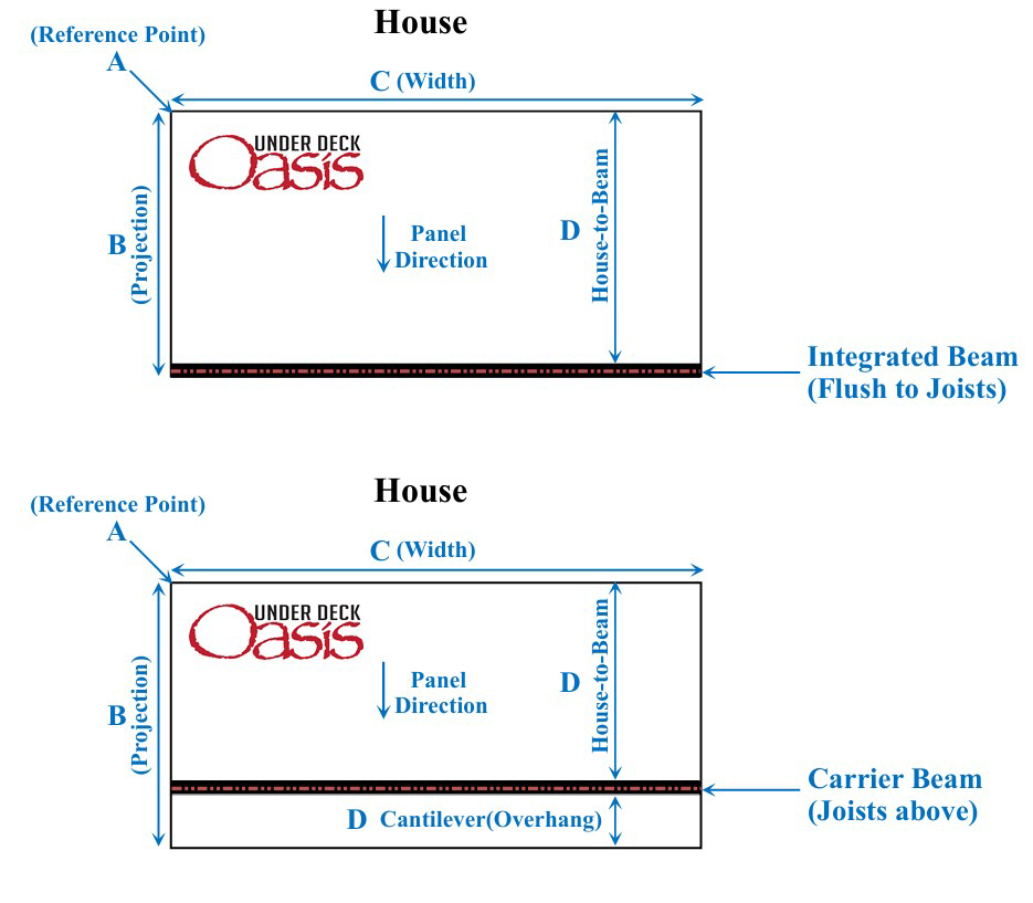 Under Deck Oasis Deck Diagram